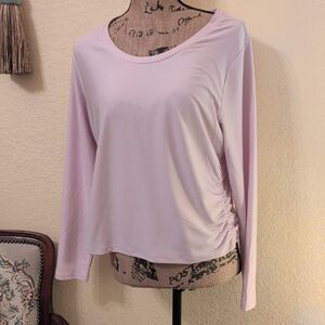 Athleta Light Pink Long Sleeve Top